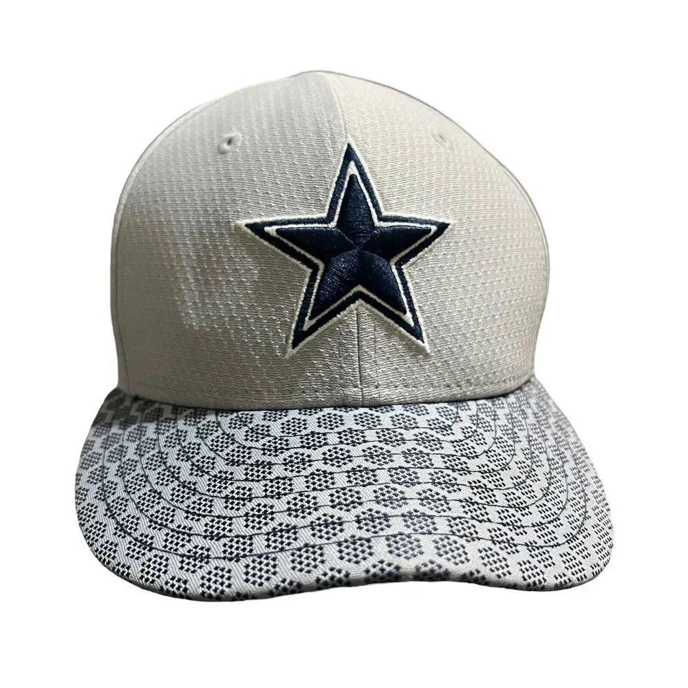 Dallas Cowboys New Era YOUTH Fitted Grey NFL Cap Hat Blue Star
